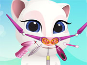 Play Baby Angela Nose Doctor Game