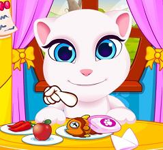 Play Talking Angela And Tom Cat Babies Game