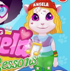 Play Talking Angela Dance Lessons Game
