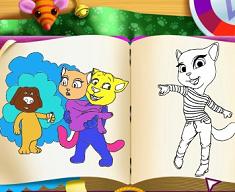 Play Tom And Angela Coloring Book Game