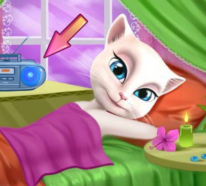 Play Talking Angela Spa Day Game