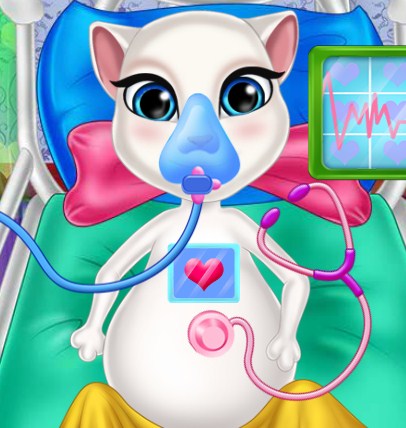 Play Talking Angela Nose Doctor Game