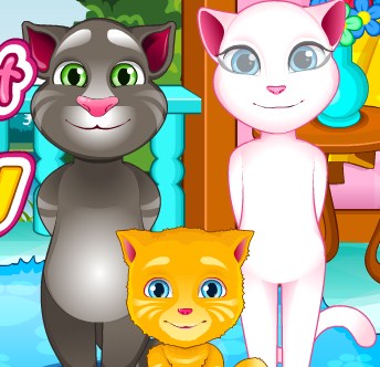 Play Tom Cat Care Baby Game